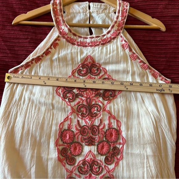 Lula Soul Beaded Embroidered Swing Dress. Size Medium. - Picture 11 of 16